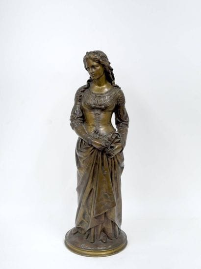 Jean Didier DEBUT (1824-1893) 
Jeune femme...