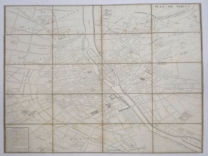 Plan en Perspective de la Ville de Paris...