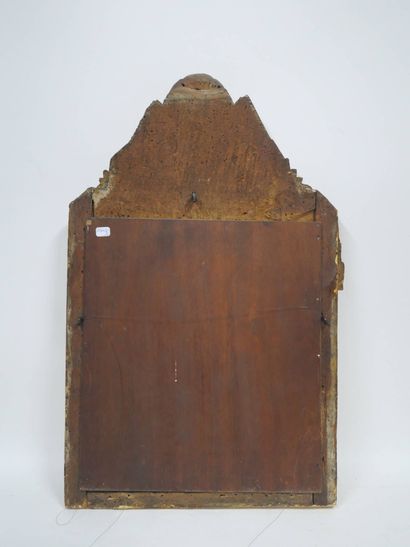 Miroir d'époque Louis XVI en bois sculpté...