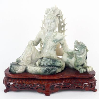 CHINE, travail moderne
Sculpture en pierre...