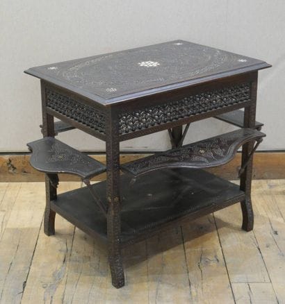 Syrie, début XXe siècle
Table à plateau rectangulaire,...