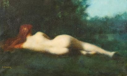 dans le goût de Jean-Jacques HENNER
Le Soir...