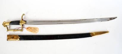 Sabre d’officier d’infanterie, Consulat.
Monture...