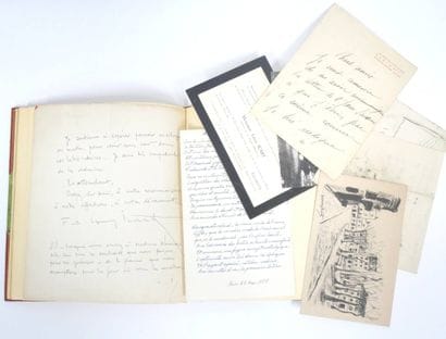 [ICART (Louis)]. Ensemble de lettres et documents...