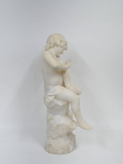 Giuseppe GAMBOGI (1862-1938)
Angelot au papillon
Marbre...
