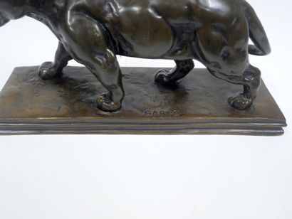 D'après Antoine-Louis BARYE (1795-1875)
Jaguar...