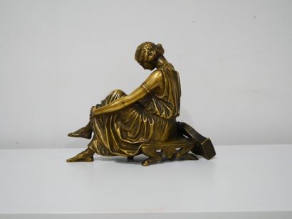 James PRADIER (1790-1852) d'après
Sapho
Bronze...