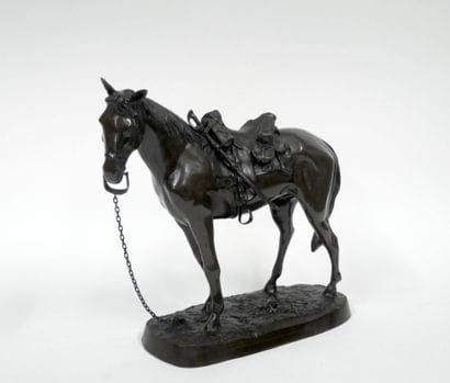 D'après Pierre-Jules MÊNE
Grand cheval attelé...