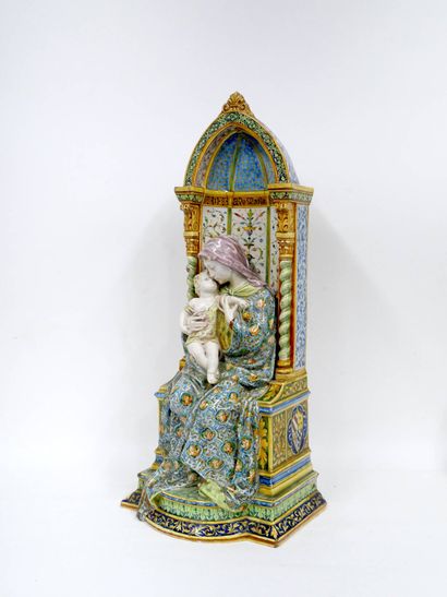 Angelo MINGHETTI (1822-1885)
Vierge à l'enfant...
