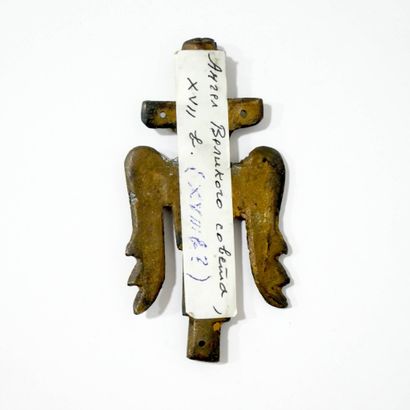 Croix en bronze de Jésus en Ange du Grand...