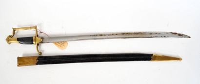 Sabre d’officier d’infanterie, Consulat.
Monture...