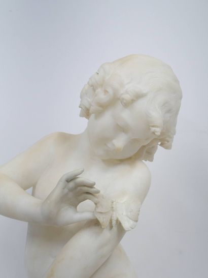 Giuseppe GAMBOGI (1862-1938)
Angelot au papillon
Marbre...