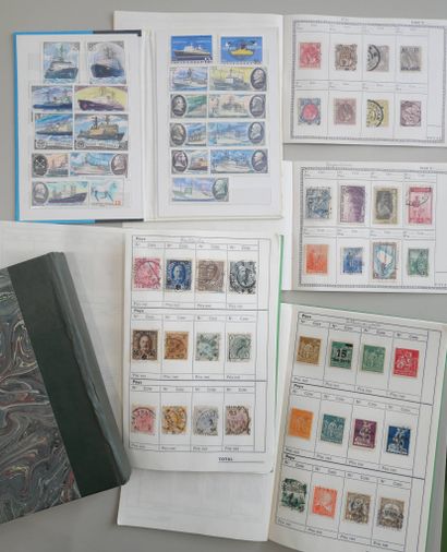 Timbres du monde entier de petite valeur...