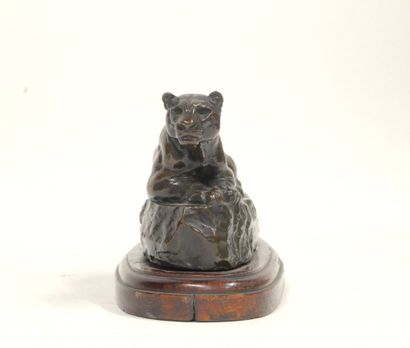 BARYE Antoine Louis, 1796-1875, 
Panthère...