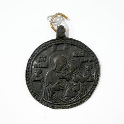 Icône circulaire de la Mère de Dieu de Smolensk
Russie,...