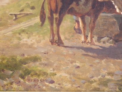 François VUAGNAT (1826-1910)
Vaches à la...