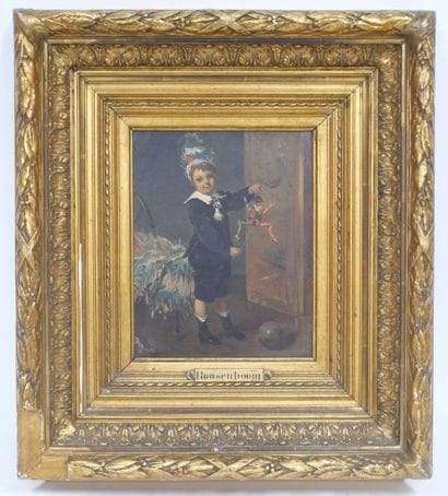 Albert ROOSENBOOM (1845-1875)
Enfant au pantin...