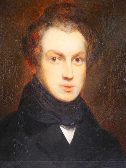 École du XIXe siècle
Portrait de jeune homme
Huile...