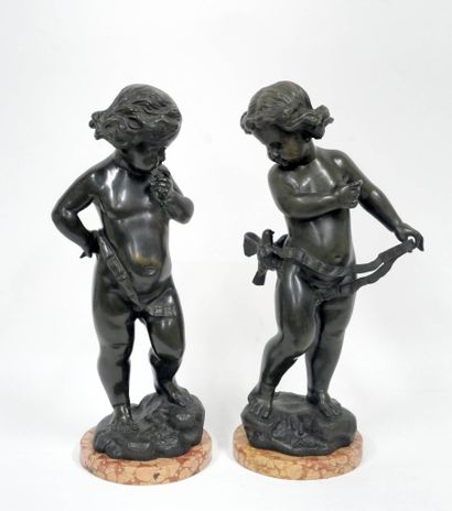 d'après Valentino BESAREL (1829-1902) 
Amour...