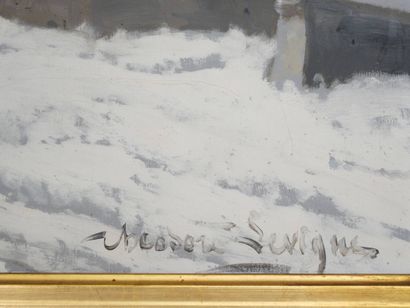 Théodore LEVIGNE (1848-1912)
L'ordre de réquisition
Huile...