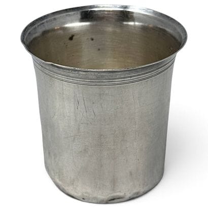 Silver (950) goblet with a very slightly...