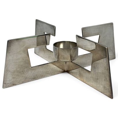 Ercuis
Silver plated metal dish warmer, signed....