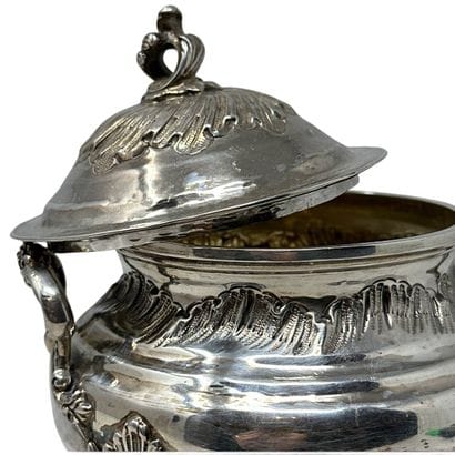 Alexandre VAGUER 
Silver (950) sugar bowl...