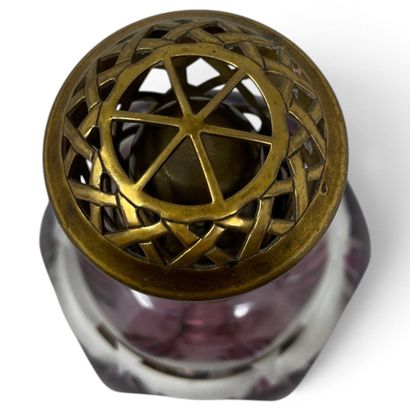 Baccarat
Berger crystal lamp with faceted...