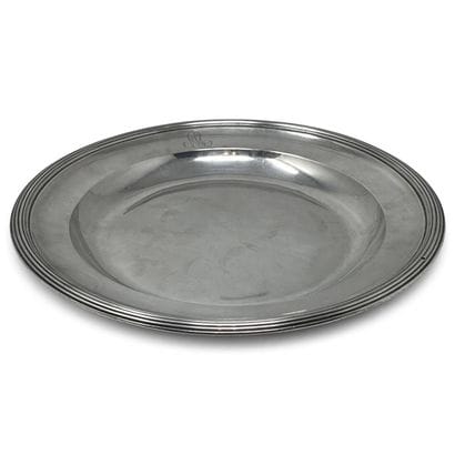 Circular silver (950) bowl with the 