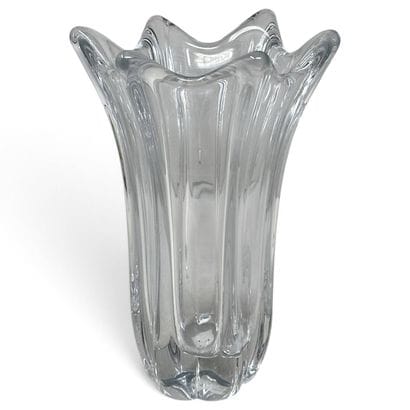 Daum
Crystal vase, signed 