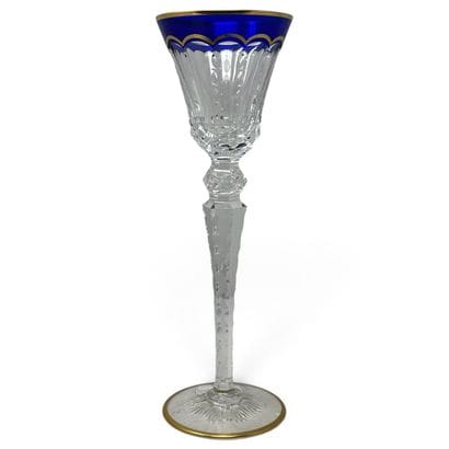 Baccarat
A cobalt-blue-lined Roemer crystal...