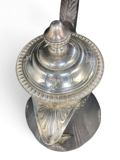 RAVINET DENFER
Silver (950) coffee pot with...