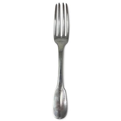 Silver (950) table fork with a handle engraved...