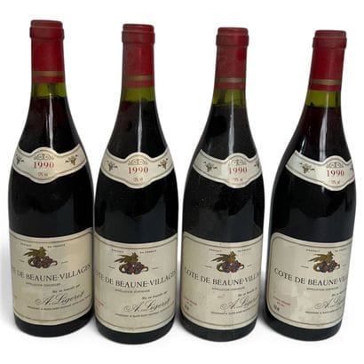 4 bottles of CÔTES DE BEAUNE VILLAGES, A....