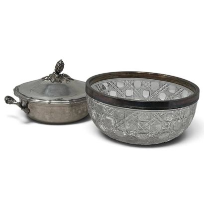 CHRISTOFLE
Silver plated metal vegetable...