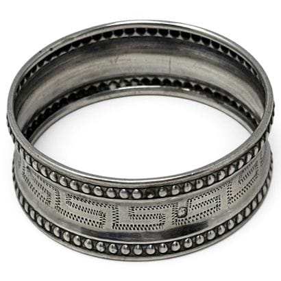 MASSAT Brothers
Silver (950) napkin ring...