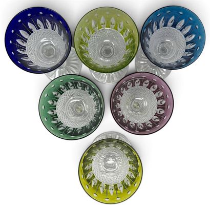 SAINT-LOUIS
Set of 6 Alsatian wine glasses...