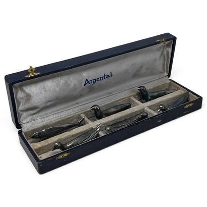 Argental
Set of six animal-shaped knife holders...