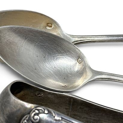 Henri Soufflot
Eleven silver coffee spoons...
