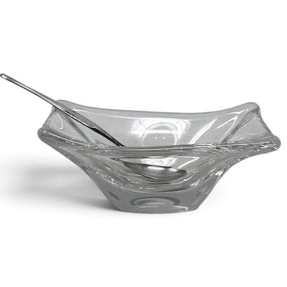 DAUM France
Flared crystal jam bowl. Comes...
