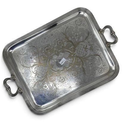 Christofle
A silver plated serving tray decorated...