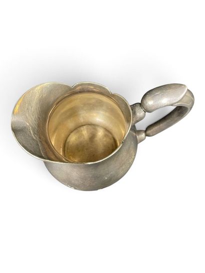 CHRISTOFLE 
Silver plated tea set consisting...