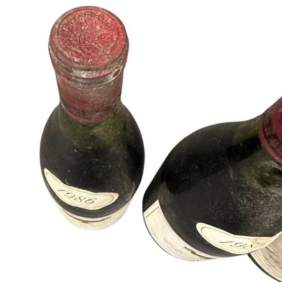 3 bottles of CLOS VOUGEOT, Gros F&S 1986...