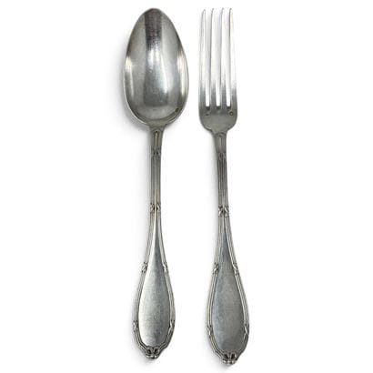LAPPARRA AND GABRIEL 
Silver flatware (950)...