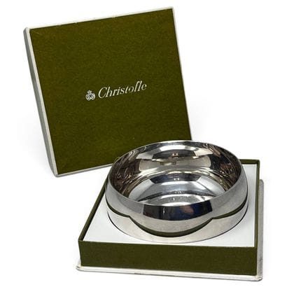 Christofle
Silver plated finger bowl, Lisbon...
