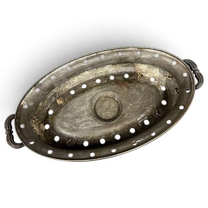 Christofle
Oval silver plated metal food...