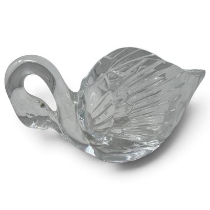 Swan holding a bouquet, made of molded and...