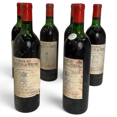 6 bottles of Château MARQUIS DE TERME, 4th...
