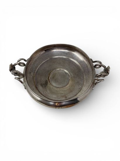 CHRISTOFLE
Silver-plated pedestal bowl, the...