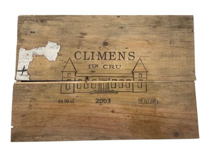 6 bottles of Château Climens 1er Cru Barsac...